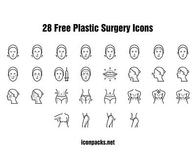 28 Free Plastic Surgery Icons free resources freebies icon pack icon set icons illustration plastic surgery png icons svg icons vector