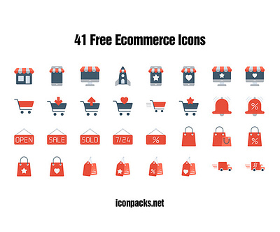 Free Ecommerce Online Store Icons e commerce ecommerce free resources freebies icon pack icon set icons illustration png icons svg icons vector