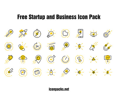 33 Free Startup and Business Icons business free resources freebies icon pack icon set icons illustration png icons startup svg icons vector