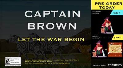 Captain Brown Game Advertisement