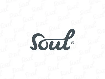 Soul branding design flat graphic logo sketch soul typography vector