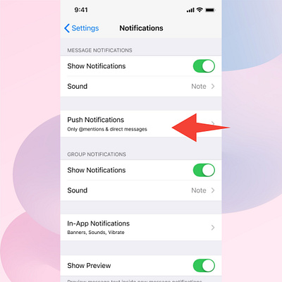 Whatsapp Notification Settings app design design mobile app notification push notification ui ui design ux ux design whatsapp whatsapp redesign