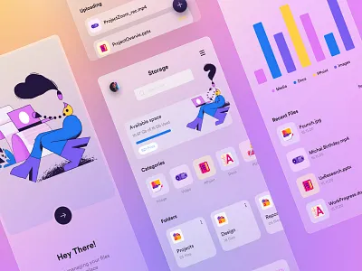 Files Manager App app app design app ui color concept design dribbble file manager files glass illustraion manager product sketch ui ui ux uidesign uiux ux uxdesign