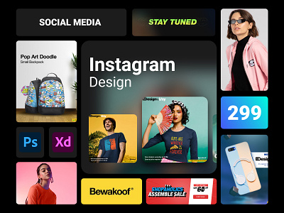Instagram Design ad deesign advertising branding creative design ecommerce fashion graphic design illustration instagram instagram post media photos photoshop social social media social media design
