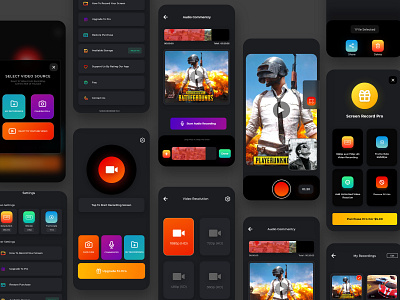 Screen Recorder For Live Streaming 2020 android app call of duty editing game ios live stream photos pubg recording screen ui uiux video editor