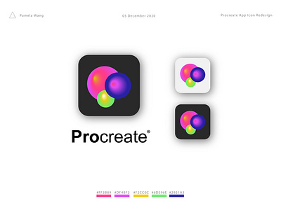 Procreate Redesign Challenge app appdesign branding design graphicdesign illustration illustrator procreate procreate art procreateapp product design ui ux vector