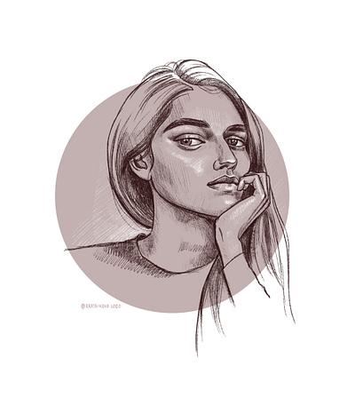 Illustration girl digital illustration digital portrait drawing a portrait fashion portrait girl portrait graphic graphic portrait krasnikova krasnikovalogo pencil drawing portrait art portrait illustration