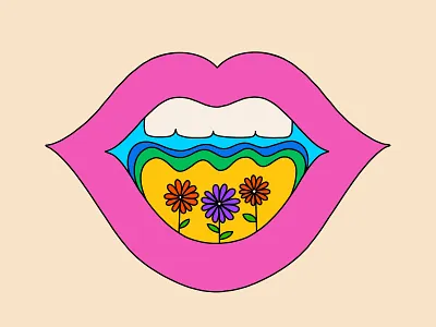 Just Smile abstract art concept design graphic illustration justsmile procreateapp shrutillusion smile