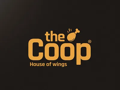 The Coop Logo branding chicken logo design design agency flat food app food delivery food illustration food logo food logo design food truck icon identity design illustration logo restaurant app restaurant branding symbol symbol design symbol icon
