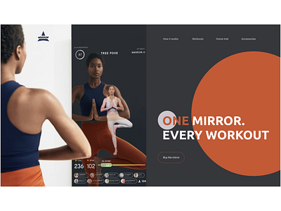 Fitness workout design first screen fitness minimal minimalism sport sports design ui ux web