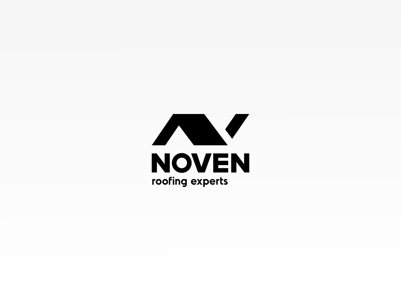 Noven - Roofing Experts branding brandits construction expert house logo minimal monogram roof tile