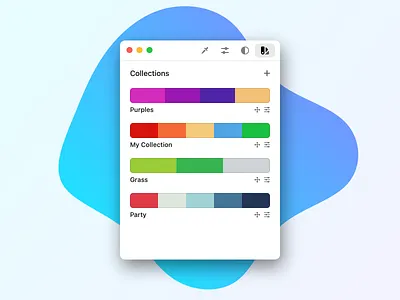 ColorSlurp Collection Editor app app design color palette colorpicker editor macos minimal redesign ui