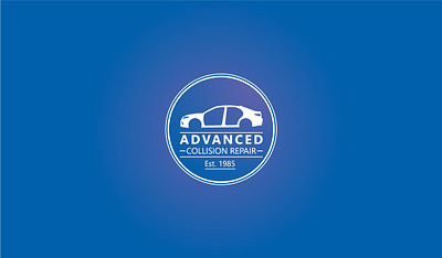 Advanced Collision Repair Logo adobe illustrator branding logo design