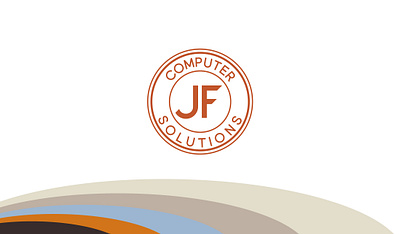 JF Computer Solutions Brand Identity adobe illustrator graphic design logo logo design