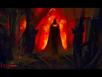 Batman Nightlife art cg character concept art creative creative image game art illustration painting