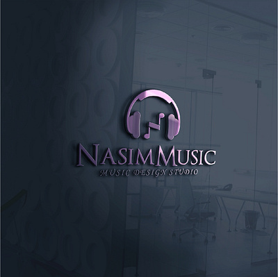 Nusim Music logo app brand design branding business logo design flat icon design iconography illustraion logo logomarks logotype minimal minimalistic monogram negative space professional