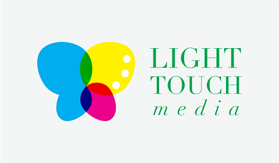 Light Touch Media Logo adobe illustrator branding graphic design logo