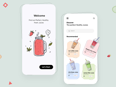 Healthy Food Mobile App-UX/UI Design app interface minimal mobile mobile app mobile apps mobile ui mobileapp mobileappdesign mobileui ui ui design uiux ux ux ui design ux ui designs