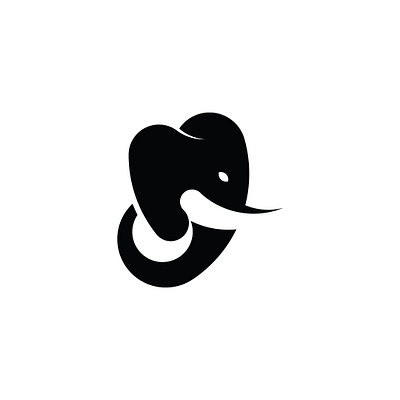 Elephant Dental branding design flat flatdesign illustration logo minimal