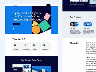 Keitoto Design Studio Website agency agency website animation flat illustration interaction landing landing page studio studio website ui ux website design websites