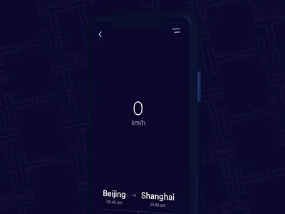 Hyperloop TT-Speed app design product design ui ux