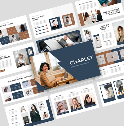 Charlet – Business PowerPoint Template agency business clean company corporate creative deck modern photography portfolio presentation professional slides studio unique