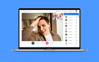 Video Conferencing SaaS Design clean clean ui design saas app saas design ui uiux ux web web design