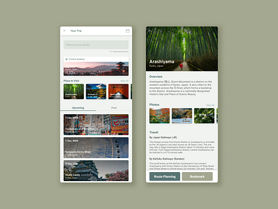 Daily UI:: 079 - Itinerary app dailyui design itinerary mobile travel ui