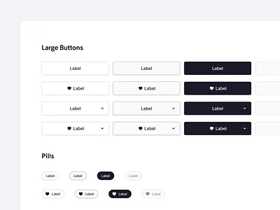 Fintory Design System action link button clean componnents dashboard design system desktop fintory flat formt grid minimal product design react search ui ui elements user interface ux