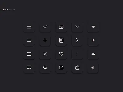 Icon Set app app design app ui dark dark mode design figma icon design icons icons pack icons set simbol simple ui uxui 아이콘 앱