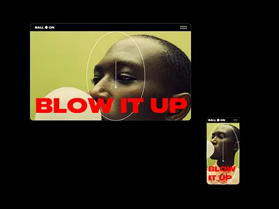 UI Concept | Balloon Branding ballon boldmonkey branding logo product product design service ui web design webdesign website