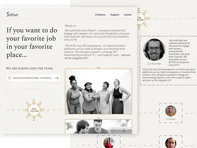 Career Page best practices careers page creative design designer figma team typography ui ux website