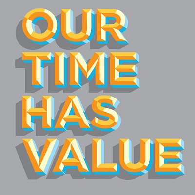 OTHV 3d design design illustration lettering typography vector