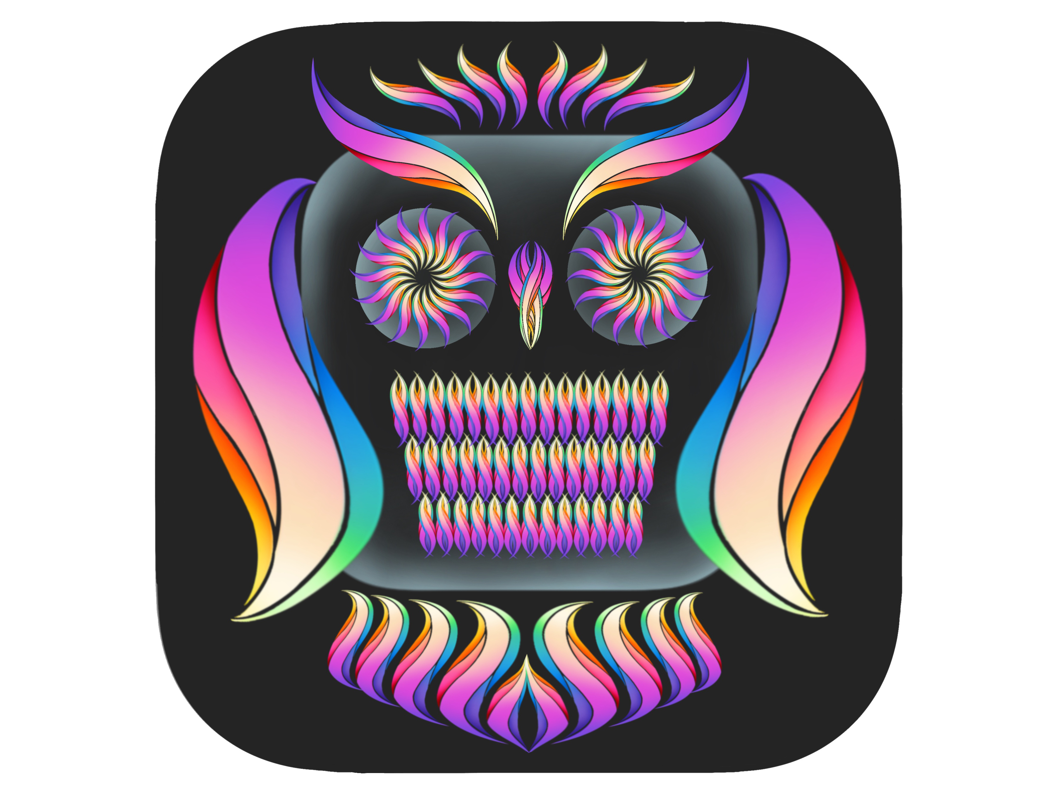 Example of Procreate Owl