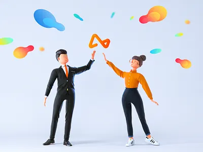 Airwallex 5-year anniversary 3d cinema4d design illustration octane photoshop shanghai ui