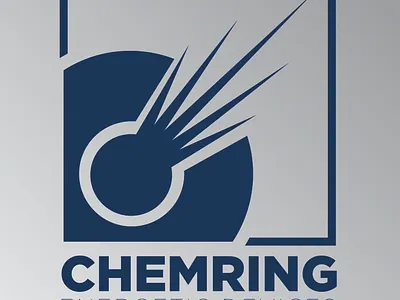CHEMRING LOGO branding design flat logo logo vector