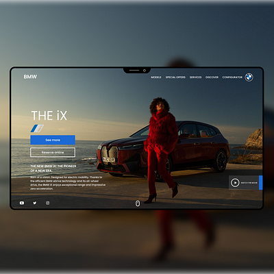 BMW Landing Page Redesign app apple bmw design figma landing page landing page design ui uidesign user interface design ux uxdesign webdesign website design
