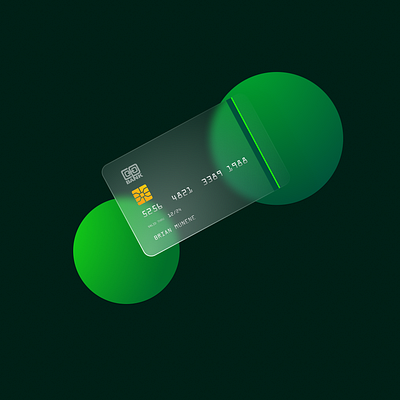 Coop Bank Glass Card glass rebound