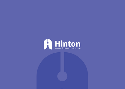 Hinton logo design brand design branding illustrator logo logo design minimal typography vector