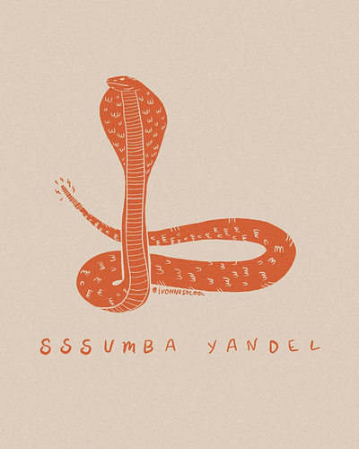 Sumba Yandel Snake Illustration creative design design designer freelance graphic design hand drawn puerto rico small business smallbiz tampa