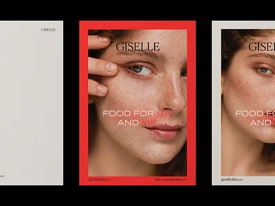 Giselle brand design branding editorial logo typography web design