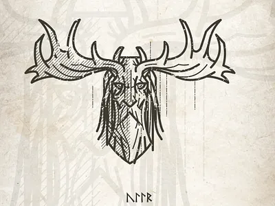 Ullr folklore god greenman leshy wildman