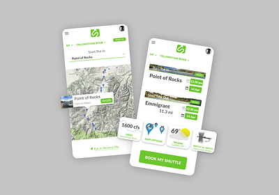 ShuttleSnap App app app design app designer app uiux fish fishing floating mobile product design raft rafting ui ux uxdesign web app web app design