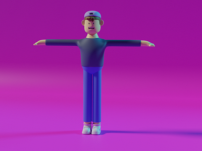 My first character blender3d