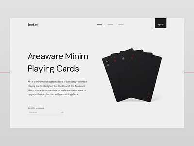 Playing Cards app application cards dailyui design flat minimal ui ux web website