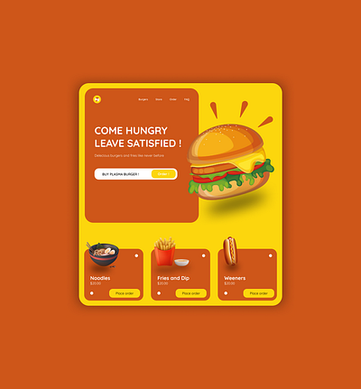 burger restaurant v - 2 burger burgers design food food app food app design food app ui food apps food website foodie foodies frontend ui ux webdesign website website design