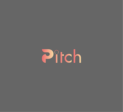 Streaming Music Logo "Pitch" branding creative design idea illustration logo logodesign minimal vector