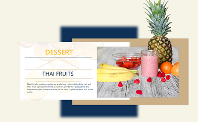 Fruites & Desserts branding design desserts food and drink illustration restaurant ux vox360 vox360ways