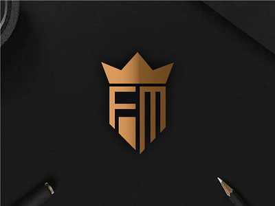 FM LOGO creative design crown crownlogo custom design flat fm crown fm letter fm letter logo fm letter mark logo fm monogram graphic design luxury minimal minimalist logo modren logo monogram monogram design premium professional logo unique logo