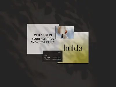 Hulda Apparel Branding apparel branding branding and identity design edgy fashion gradient green illustration modern